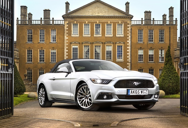 Ford, Mustang, GT, Convertible, white, car