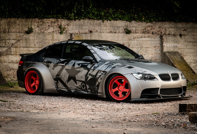 custom, Monsterwraps, Liberty, wrap, Walk, E92, BMW