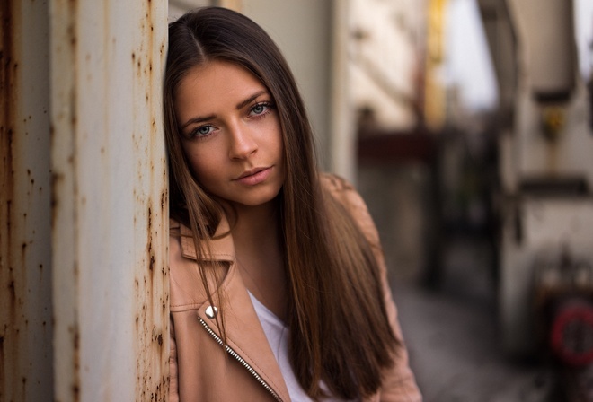 women, face, portrait, depth of field