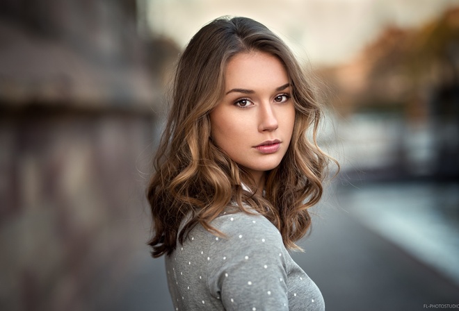 women, face, portrait, depth of field