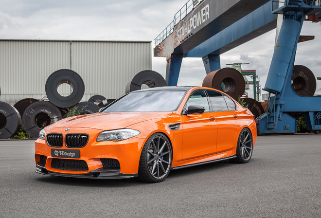 car, , , BMW, tuning, , orange, 3D Design