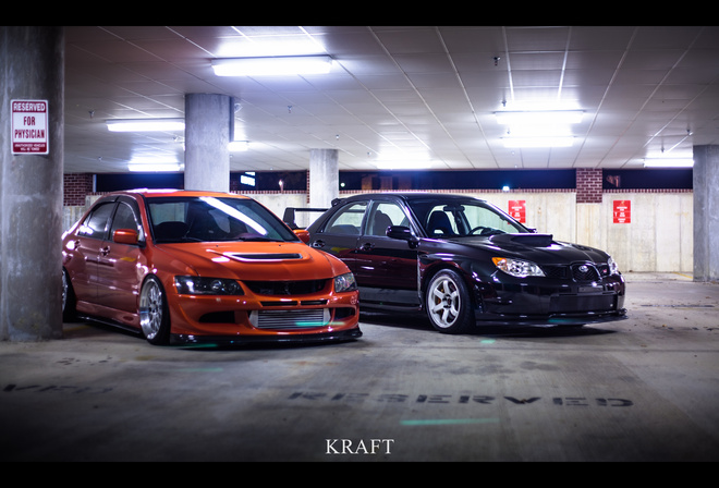 orange, lancer, Mitshubishi, , evo, evolution, Black, subaru, impreza