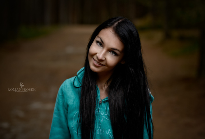 WOMEN, smiling, depth of field, portrait