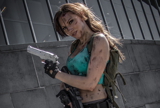 Lara Croft, cosplay, 