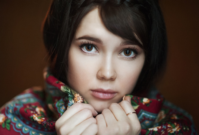 Ekaterina Ermakova, women, Maxim Maximov, face, portrait