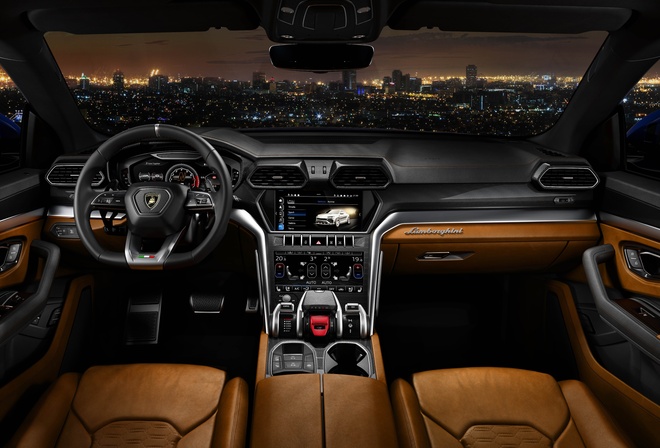 Lamborghini, Urus, 2018 Cars, interior, 