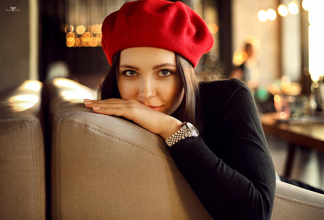 women, face, smiling, depth of field, portrait