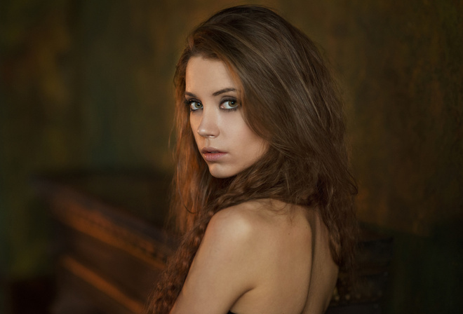 Ksenia Kokoreva, women, Maxim Maximov, face, portrait