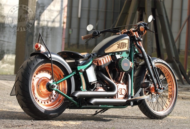 custom, chopper, 