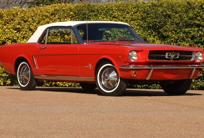 mustang, convertible, 1964