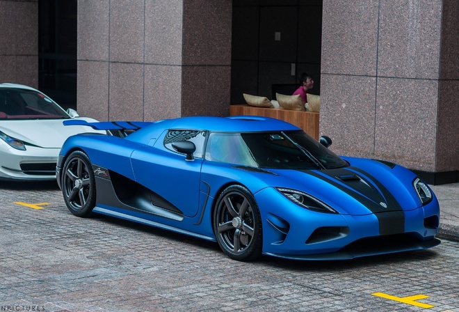 Koenigsegg, Agera, S, 2018, sportcar, Hypercar, blue