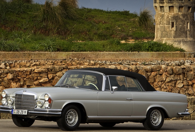 mercedes benc, 280se, cabriolet, 1968