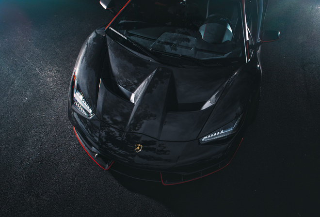 Lamborghini, Centenario, Coupe, Black, Carbon