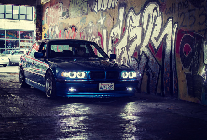 750il, bmw, e38, , , , stance