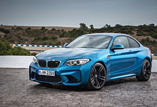 BMW, F87, blue