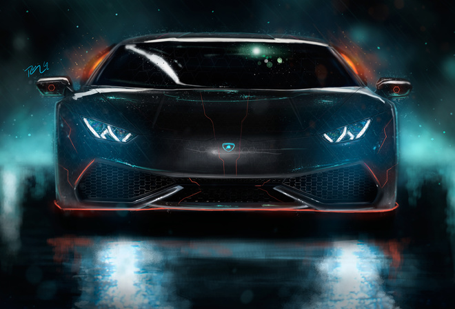 Lamborghini, Huracan, CGI