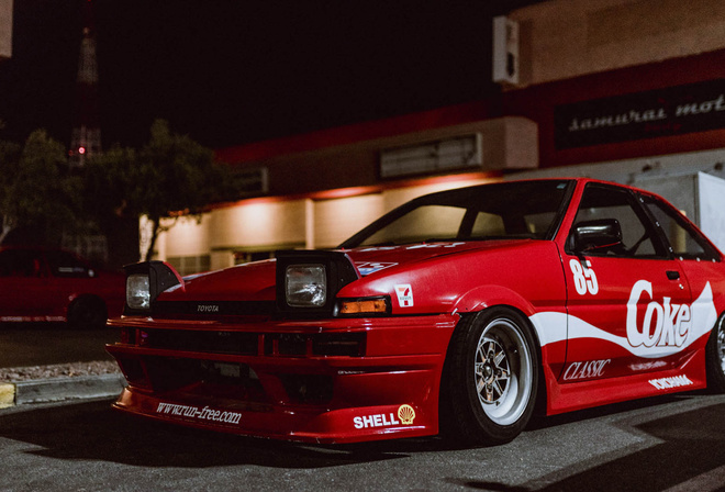 , toyota, drift, coke, tuning