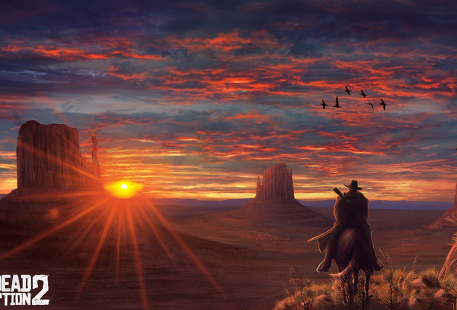 Red Dead Redemption, 2, FanArt, Games