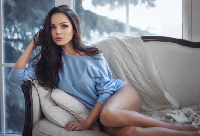 girl, brunette, model, legs, face, jacket, liliya volkova, lyudmila tsurikov