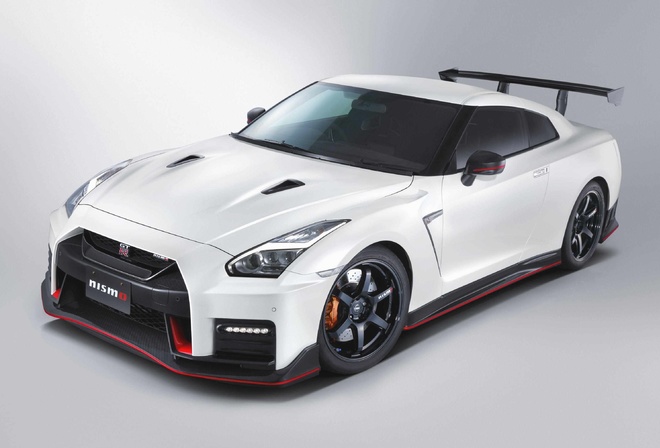 Sports car, white, Nissan GT-R Nismo N-Attack