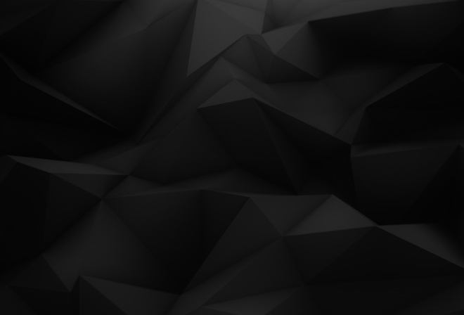 Dark, Abstract, Black, Low, Poly
