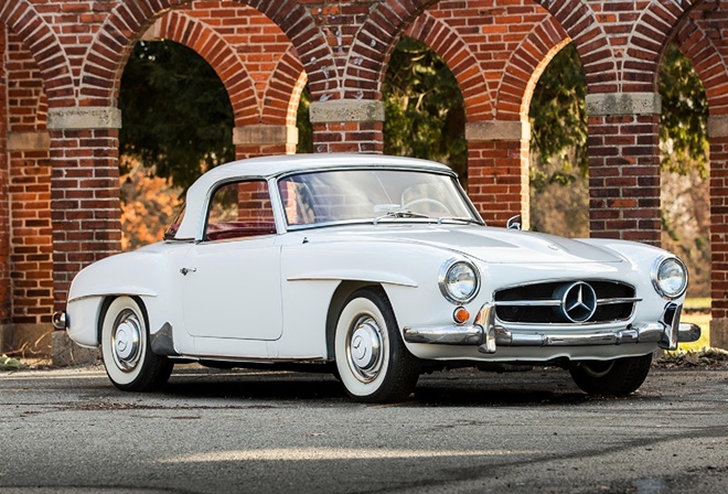 mercedes, 1961, retro