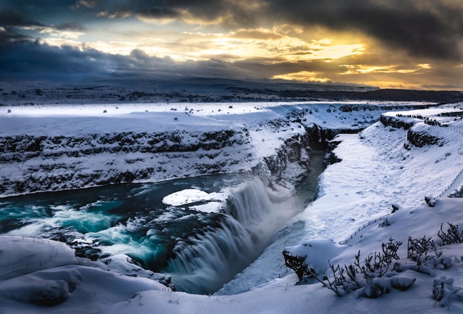 Gullfoss, Waterfall, Iceland, , , , 