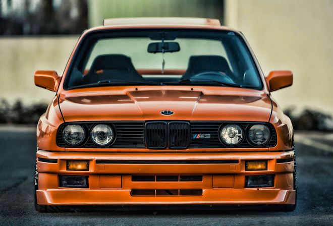 BMW E30, HDR, tuning, stance,  