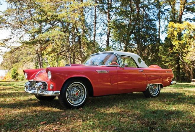 ford, thunderbird, 1956