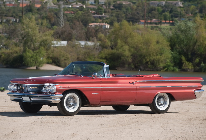 pontiac, bonnevile, convertible, 1960