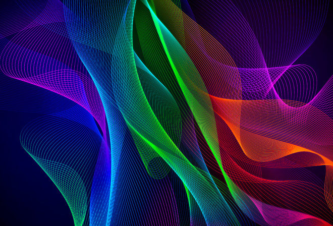 Colorful, Abstract, Razer