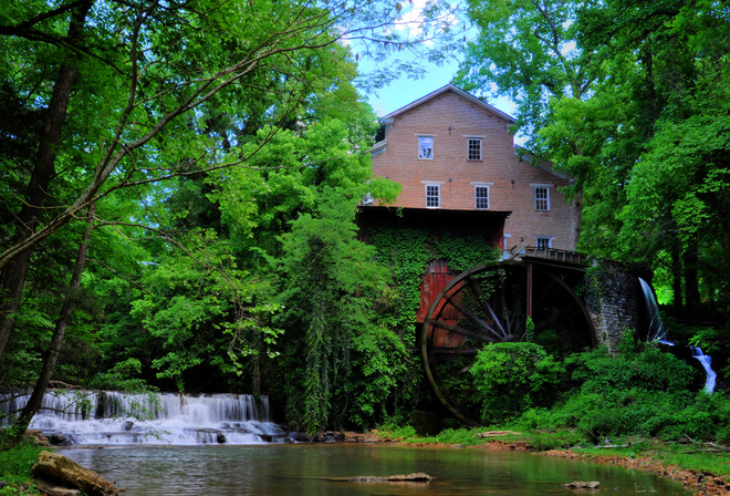 Falls Mill on Factory Creek, Belvidere, Tennessee, ,  , , 