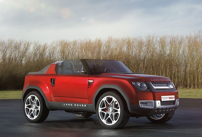 Land Rover DC100, Concept Cars, Red Cars