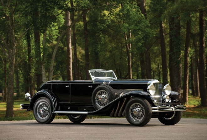 1933, Duesenberg, SJ, Riviera, Phaeton