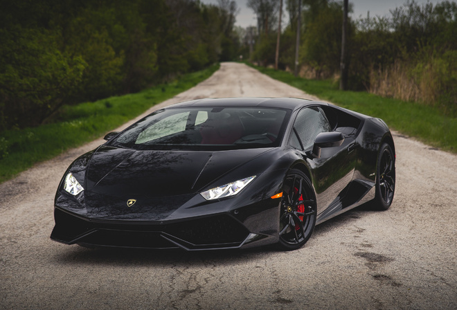 lamborghini, Huracan, LP610-4, black