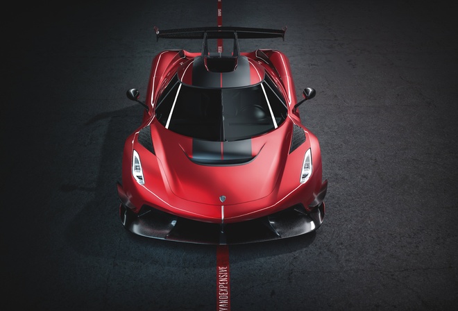 Koenigsegg, Jesko, 1600, Cherry, Red, Edition, Vorne