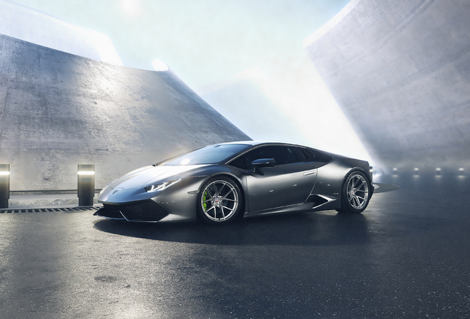 Lamborghini, Huracan, hypercars, supercars, Gray