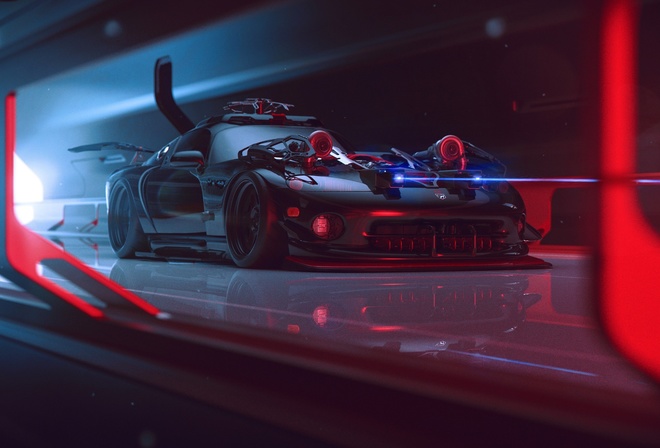 Cyberpunk, Tuning, Vehicle, Dodge Viper