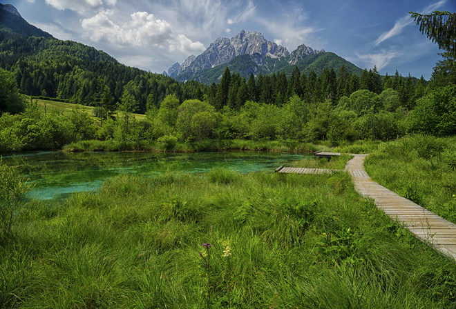 , , , , Zelenci Lake, , , 