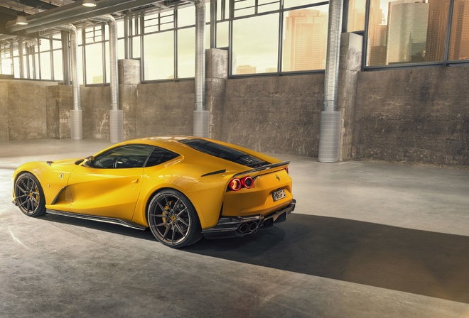 2020, Ferrari, 812, Superfast, Novitec, yellow, sports coupe, supercar