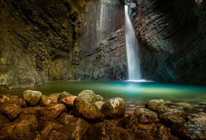 , , , Kozjak Waterfall, , 