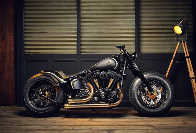 motorcycle, bobber, custom