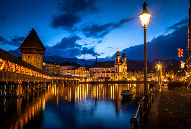 , , , , , Lucerne, Wasserturm, Reuss River, ,  , , 