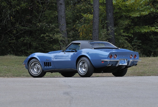 1969, Chevrolet, Corvette, Stingray, L88, Convertible, Blue, Muscle, Classic