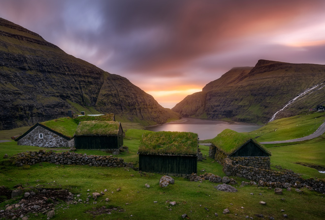 , , , Saksun, Faroe, Islands, , 