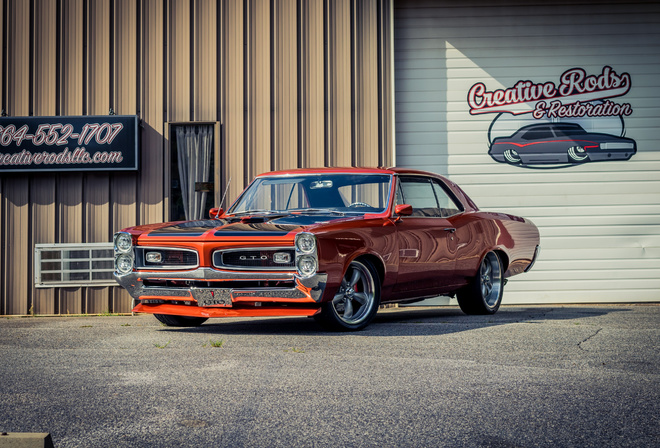 Pontiac, GTO, 1967, orange