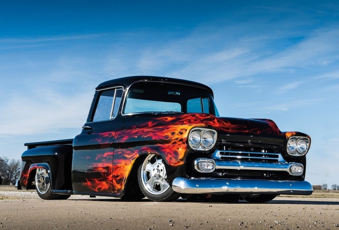 chevrolet, apache, custom, 1959