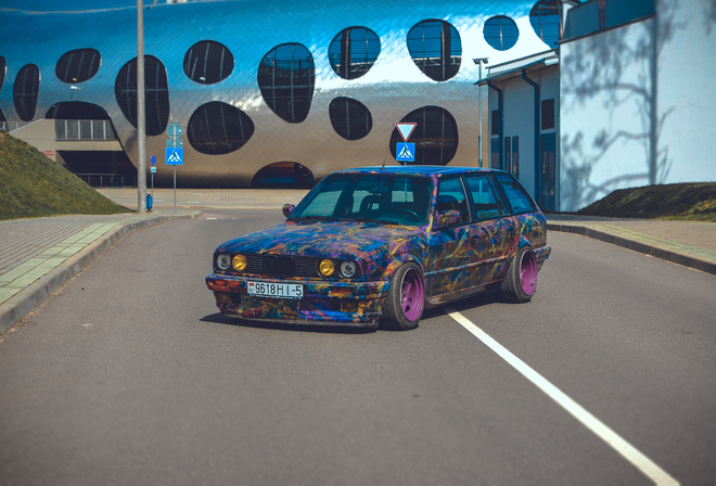 E30, BMW, Car