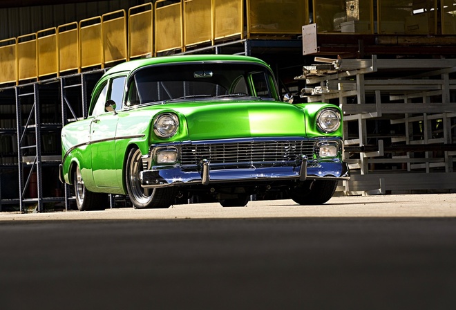 chevrolet, bel air, 1956