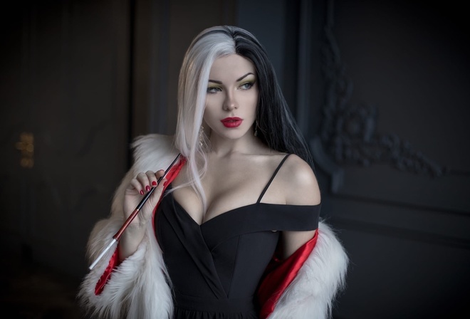 Irina Meier, cosplay, , Cruella de Vil